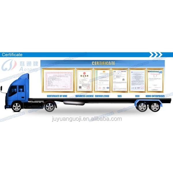 Leaf Spring Suspension Farm Wagon Trailer With Turntable Drawbar Madagascar Full Type