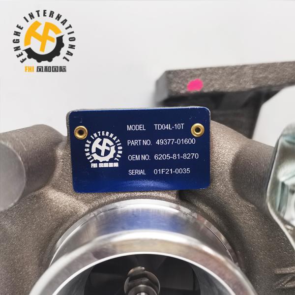 4D95 4BT3.3 Mitsubishi Spare Parts , 6205-81-8270 Car Engine Turbocharger