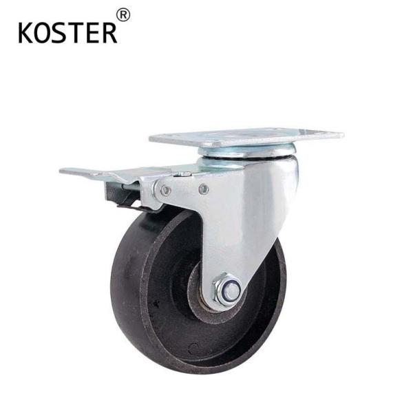 12*8,2mm Distância de buraco PU/PVC Industrial Roda de rolamentos pesados 2 polegadas/3 polegadas/4 polegadas