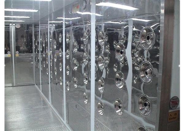 Class 1000 U Type Medical Stainless Steel Air Shower With SUS201 Nozzle