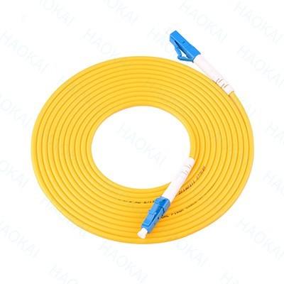 Arquiteturas de alta densidade de duplex Lc Lc Patch Cord Single Mode Fiber Optic Patch Cord