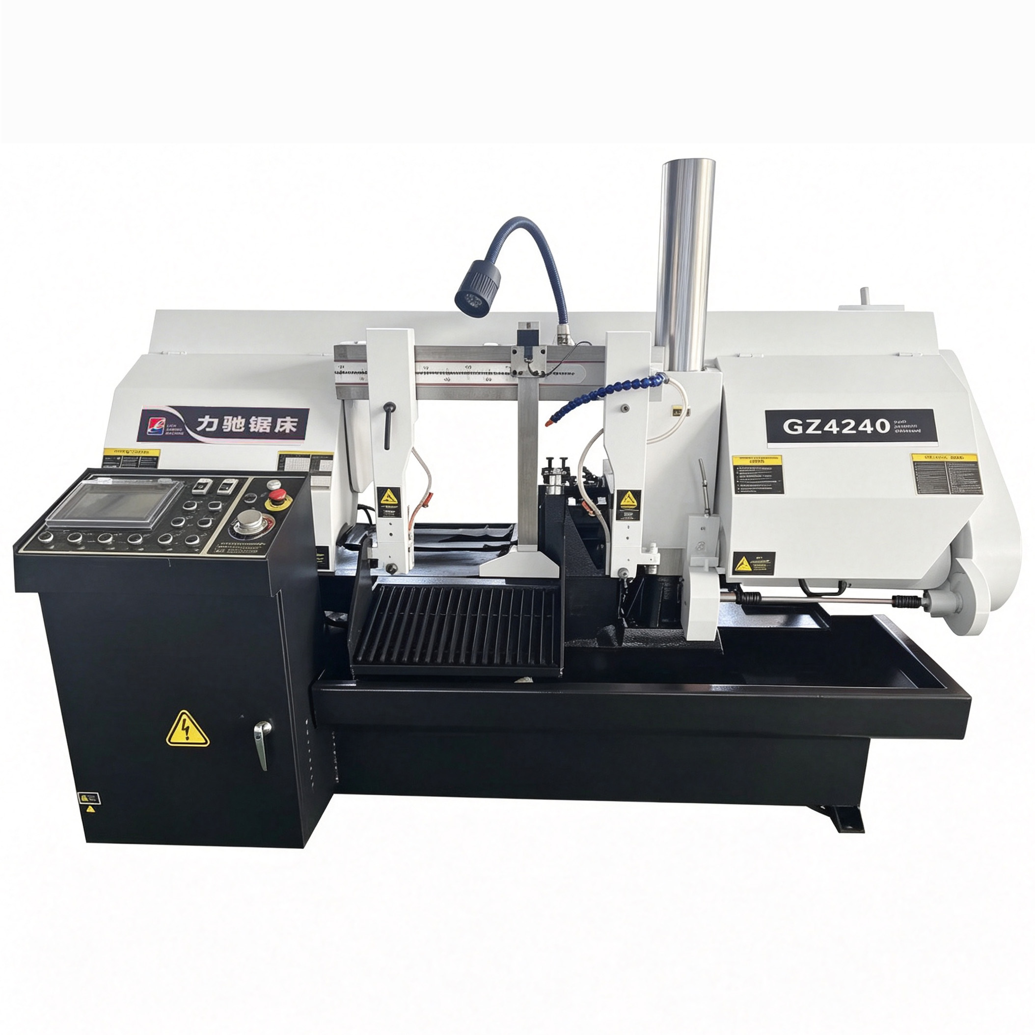 GZ4240 Industrial CNC Band Saw Machine Designed For Continuous Large Scale Metal Cutting