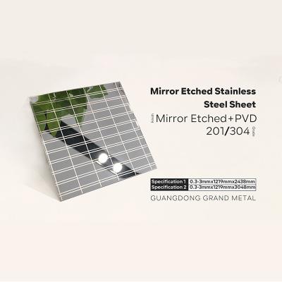 SUS304 Stainless Metal Sheet 0.8mm Gold Black Mirror Stainless Steel Plate For Hotel Decoration