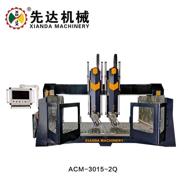 High Precision 4 Axis Arc Slab Column Carving Machine
