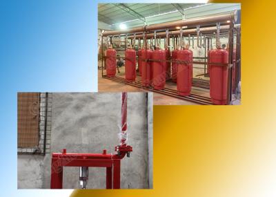 O múltiplo divide o sistema de supressão DC24V/1.6A do fogo da rede Hfc227ea