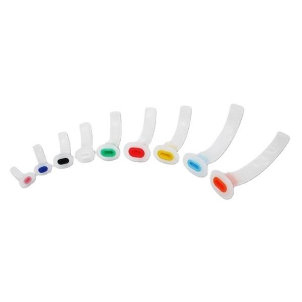 Medical PE Guedel Pattern Airway Color Coded Oropharyngeal Guedel Airway