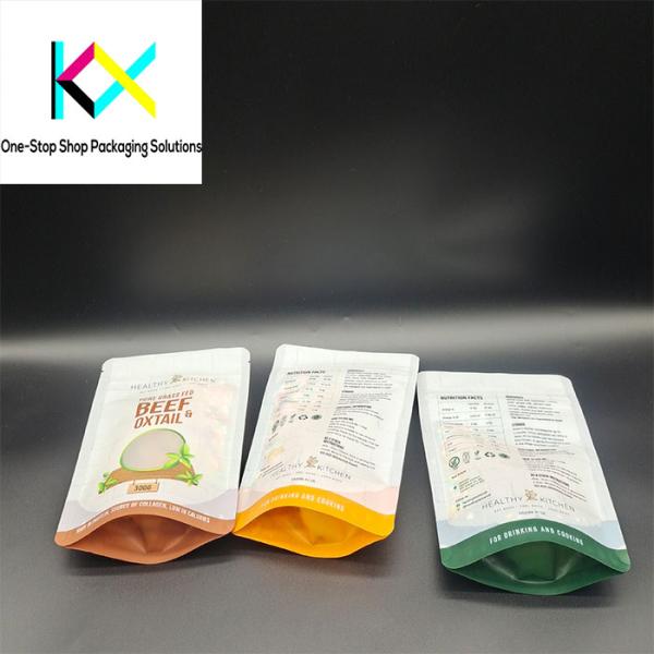 Personalized Digital Printed Packaging Pouch with Clear Window Eco Friendly Packaging Bags EU Certifed