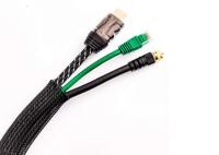Estabilidad duradera ignífuga que envuelve trenzada extensible del ANIMAL DOMÉSTICO del arnés de cable de la PC