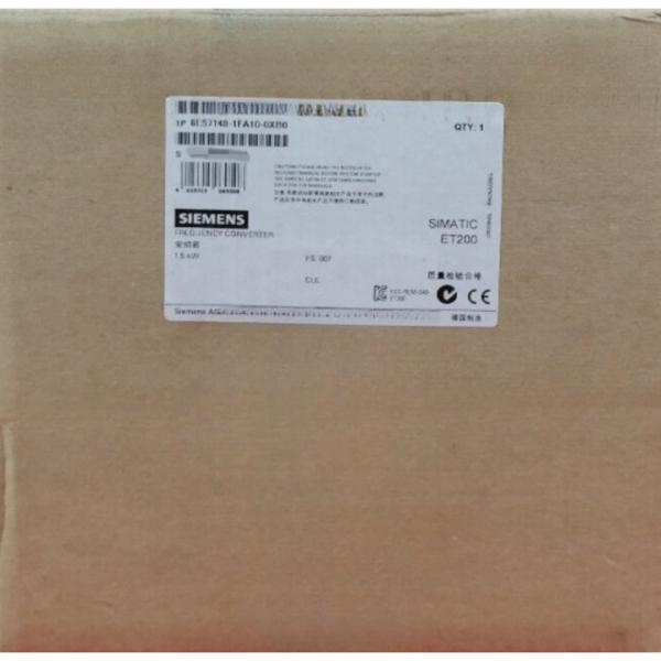 SIEMENS 6ES7148-1FA10-0XB0 SIMATIC DP, DISTRIBUTED I/O ET 200X: EM148-FC, FREQUENCY CONVERTER, 1.5 KW, INTEGRATED LINE FILTER, CONNECTION METHOD ACCORDING TO DESINA, IP65