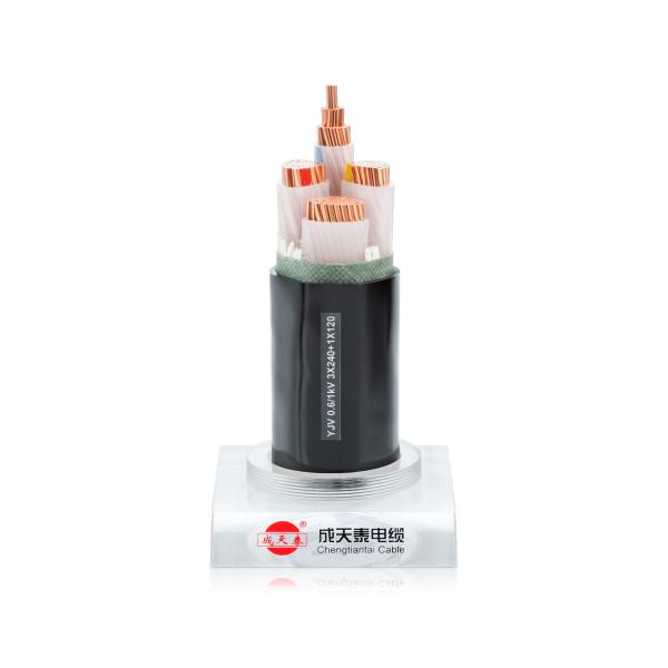 温度範囲 -30Cから70C 異なる電導体サイズのためのPVC絶縁電源ケーブル 0.6/1KV電圧