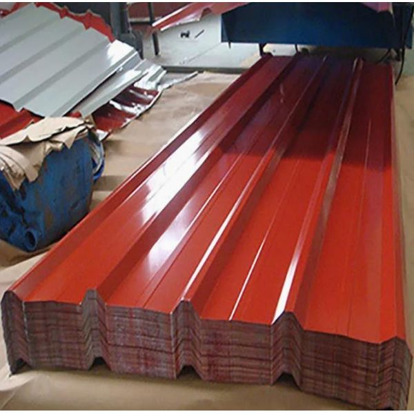 26 Gauge Z40-275 Gi Building Material Zinc Color Coated Hot Dipped Galvanised Alu Zinc Profile Corrugated Roofing Sheet