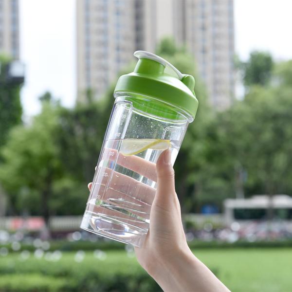 Stocked Protein Powder Portable Shake Cup with Direct Drinking Method and Metal Ball