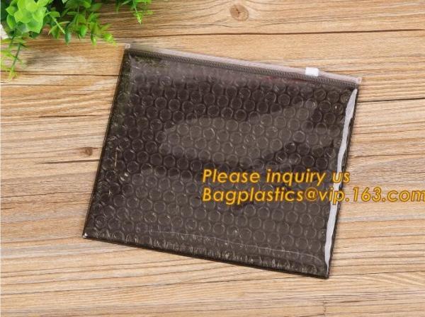 Mini small pouches k bags with slider zip plastic bags zipper bubble mailers with laser film/custom design bagease