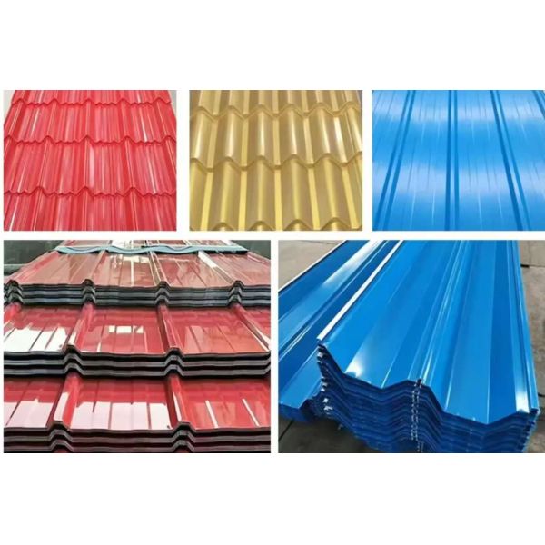 Color Coated Corrugated Steel Sheet with Custom RAL Colors for Roofing & Cladding in 0.3mm - 1.2mm Thickness
