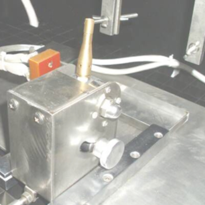 ISO11925-2 Compliant Fire Resistance Testing Equipment with Stainless Steel Construction and Adjustable Flame Height