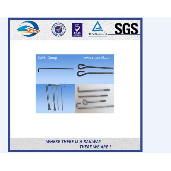 Болт квадратной резьбы болта М14 М16 М18 железнодорожный с покрытым цинком