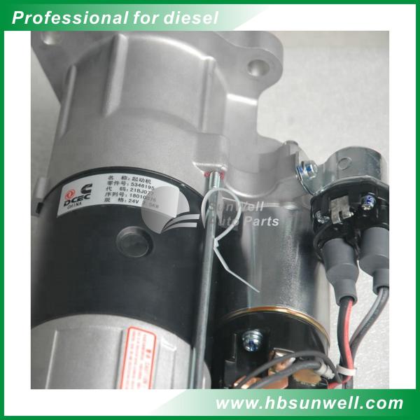24V 7.5KW 5346195 Diesel Engine Starter Motor for Cummins 6CT Genuine
