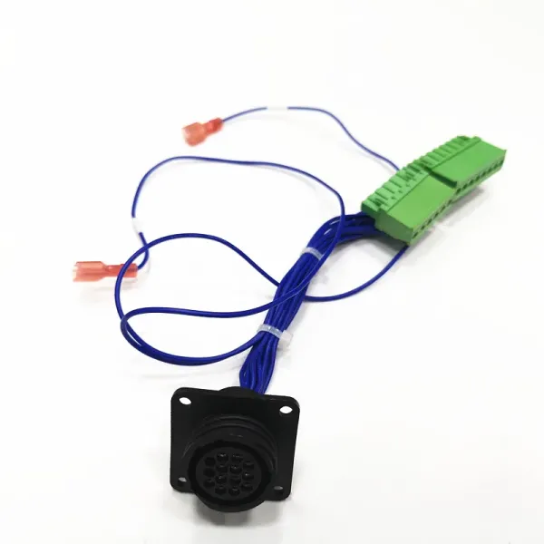 Te Connectivity CPC Series 206043-1 to F75-D-5.0-8p Terminal Block Cable Assembly