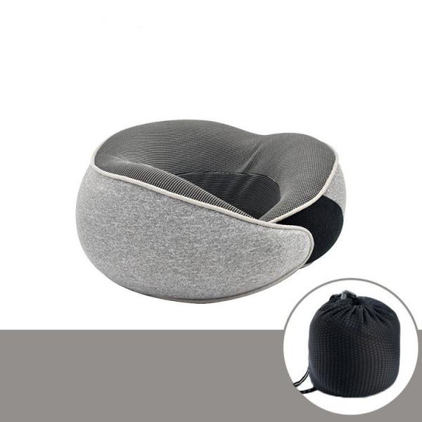 Custom Logo Accepted U-Shape Memory Foam Neck Pillow for Car Airplane Cervical Pillow