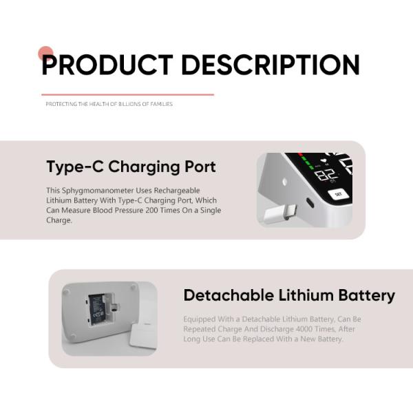 Автоматический метр манометра сфигмоманометра памяти монитора 2*120 кровяного давления руки цифров для измеряя давления