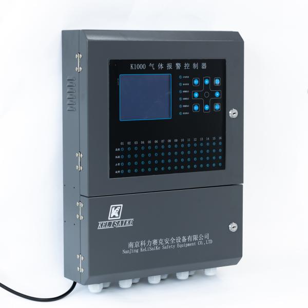 K1000 4-Channel Gas Detector Controller with Fixed Gas Detector for Safety Monitoring