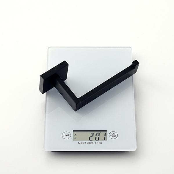 Matte Black Toilet Rolling Paper Holder  Wall Mounted  160.5 X 55 X 75 Mm