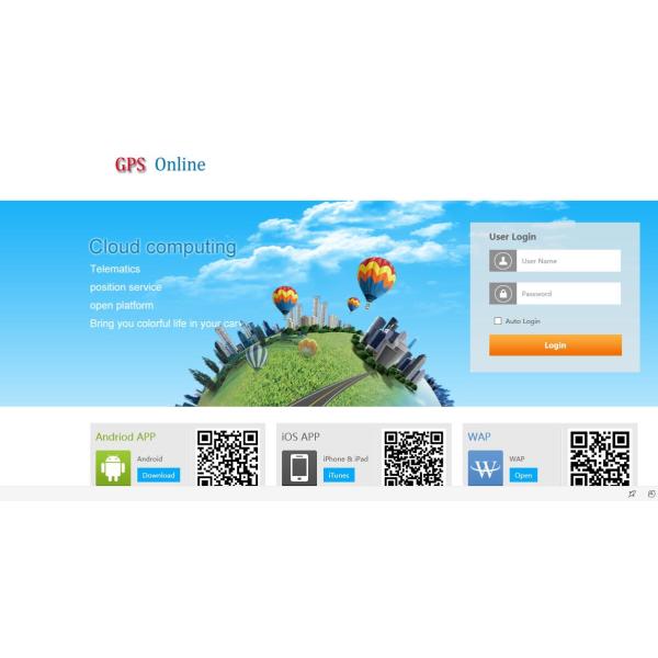 WCDMA Network GPS Locator Real Time Tracking Unit Free Tracking Platform