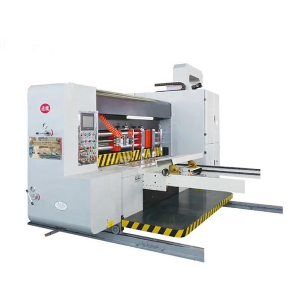 PLC Control Flexo Printer Slotter Die Cutter 2 Color Printer For Making Boxes
