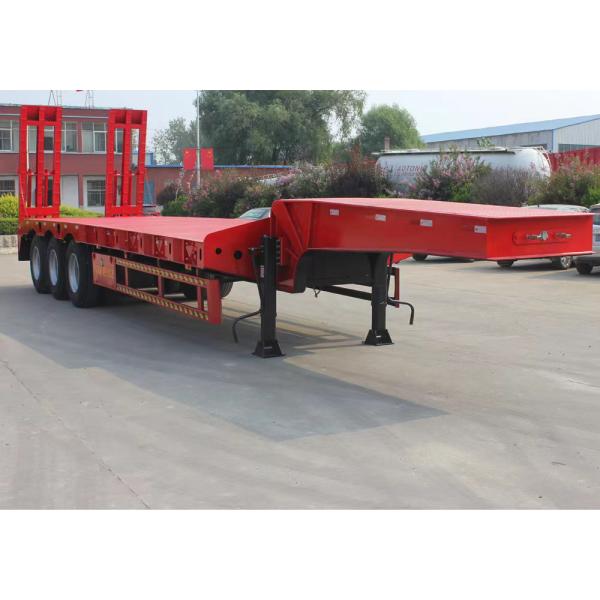 Customization 3 Axle Low Bed Trailer 60 Ton Low Bed Trailer 13m Length