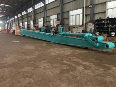 Braço longo do alcance da máquina escavadora eficaz na redução de custos com as 0,5 cubetas de cbm, vara de Long Boom And da máquina escavadora
