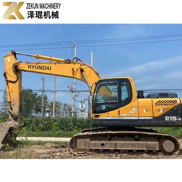 112KW 2018 Hyundai R215 Excavator 215-9 21,5 toneladas Excavatores de segunda mão