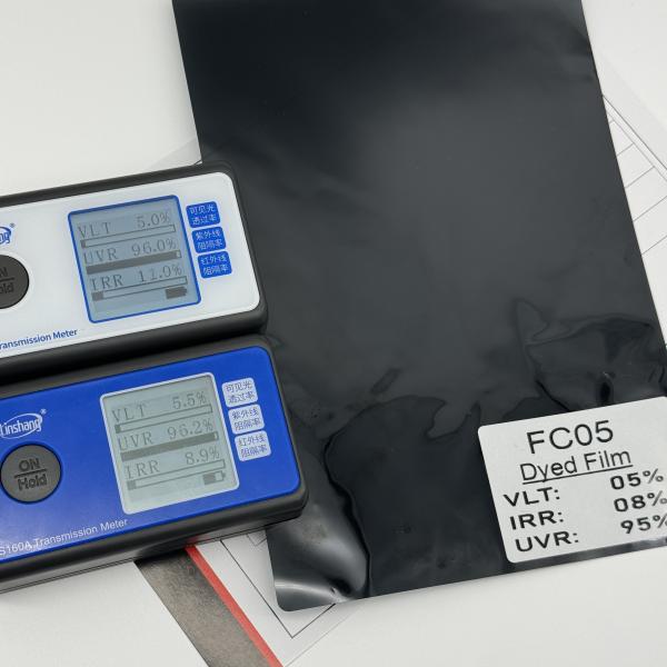 FC05 1 Ply Window Tint Film solaire teinté Rejet UV Durable