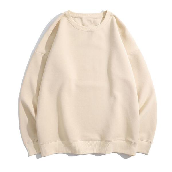 Crewneck Drop Shoulder Blank Oversized Sweatshirts Printed Plain Hoodies