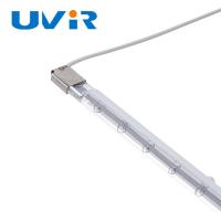 Lâmpadas infravermelhas de quartzo SK17, calefator chapeado reflexo branco do tubo do halogênio