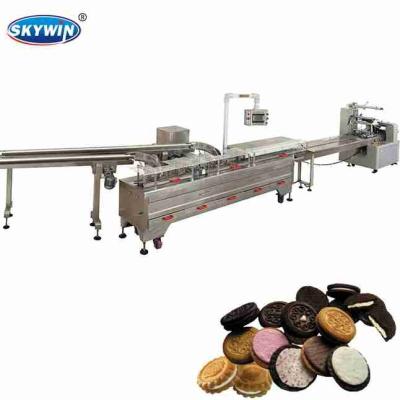 Machine automatique de 100-1300sandwiches/Min Double Lanes Cream Biscuit