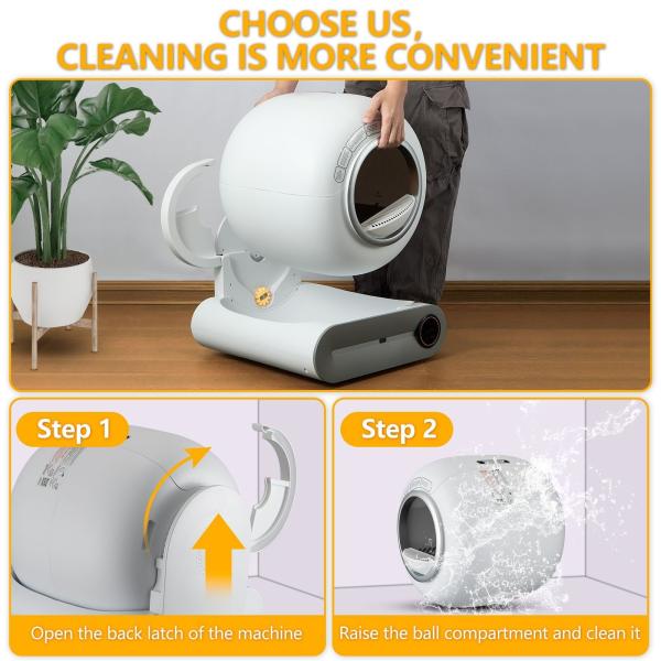 Tuya Intelligent Cat Litter Box Quiet Enclosed Smart Cleaning Litter Box