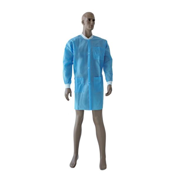 25-40gsm Disposable Lab Coat Men And Women For Doctor