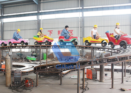 Fashion Theme Park Roller Coaster Lease Electric Children Mini Shuttle Rides