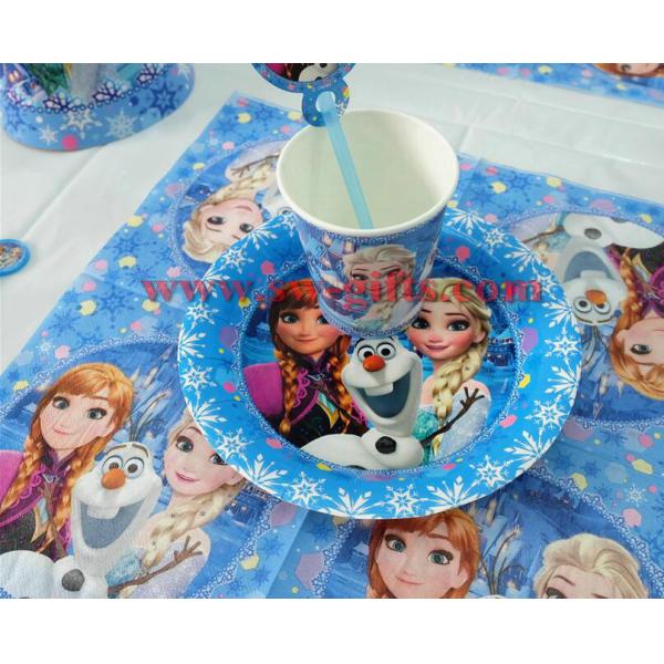 Disney Frozen Princess Anna Elsa Kids Birthday Party Decoration Set Party Supplies Baby Birthday Party Pack event party