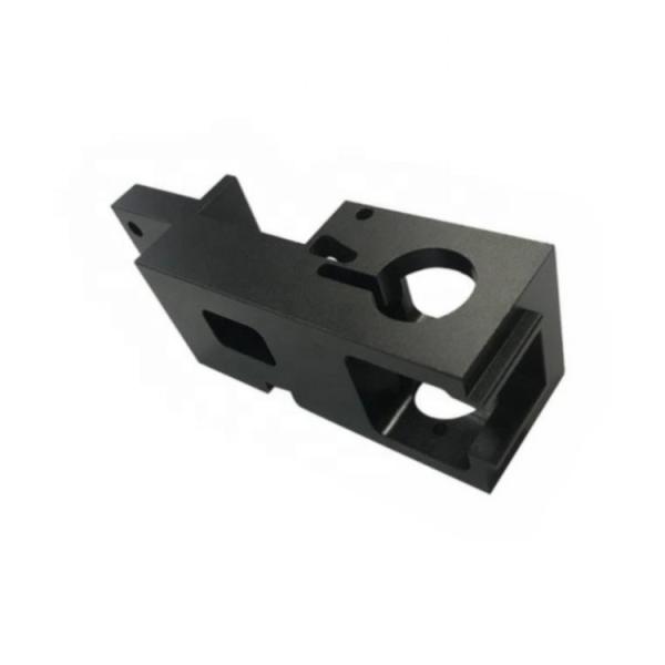 High Precision CNC Milling Parts Black Sandblasting Anodizing 7075 Aluminum Alloy