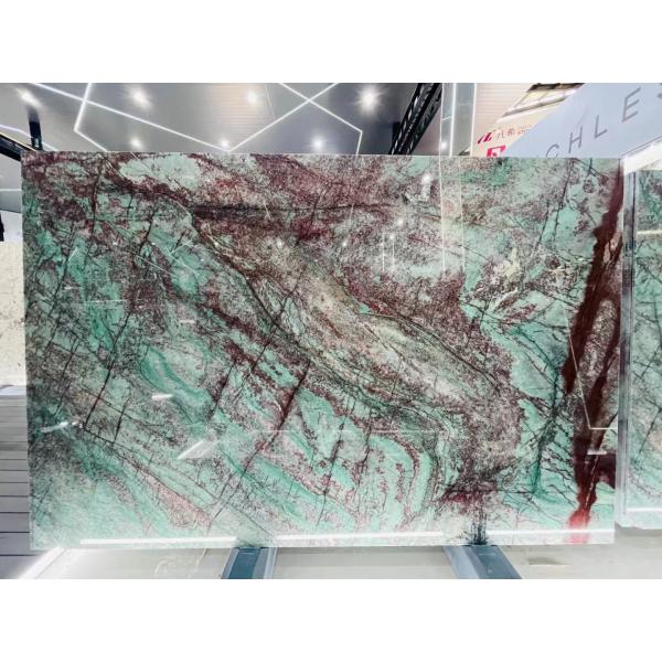 Brazilian Green Marble Slab Polished Marble Stone High Performance Commercial
