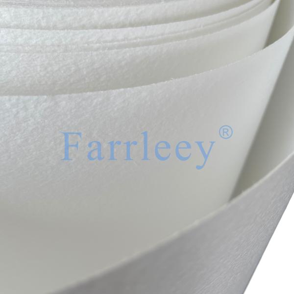 Superior Tear Resistance Polyester Needle Felt Dust Filter Cartridge Filtration Media For Environmental Protection Equipment