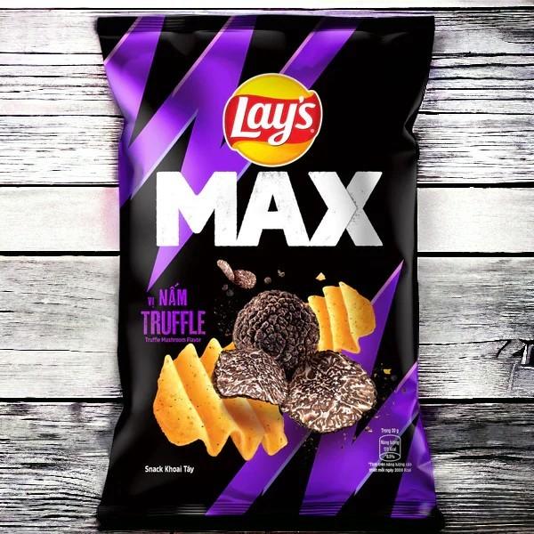Lay's 75 g Max Truffle Mushroom Flavor Chips Wholesale - Case of 40 PCS for Retailers & Distributors - Food and Beverage
