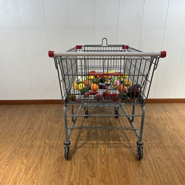 300L Large Capacity Supermarket Supermarket Trolleys American style Supermarket Shopping Trolley