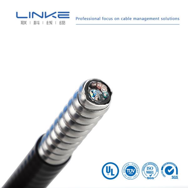 Cable blindado flexível revestido de PVC 600V com baixa tensão isolada XLPE