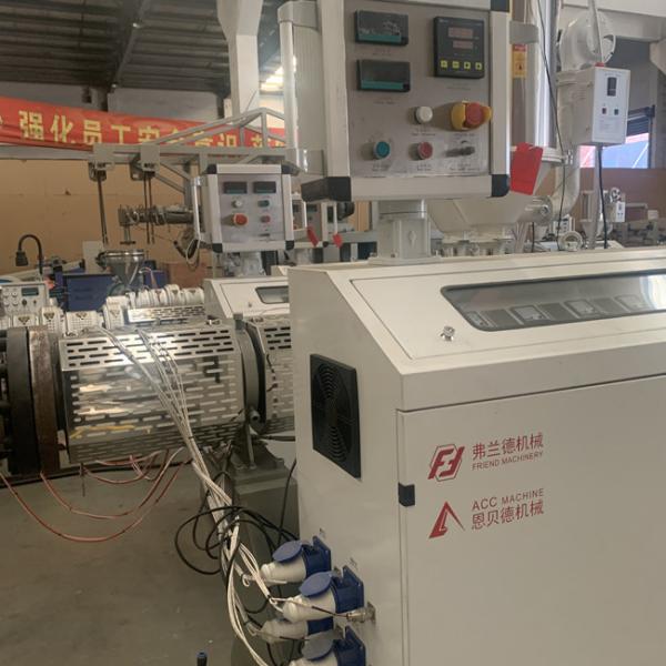 60kg/H Polyethylene Pipes Extruder Plastic Extrusion Line Planetary Cutting