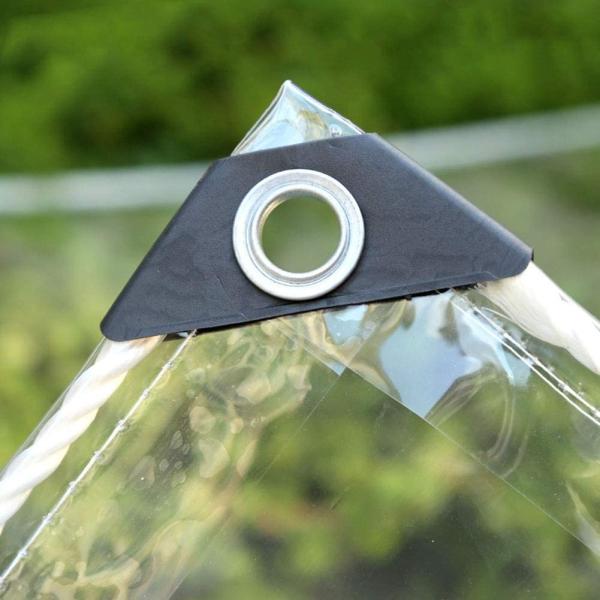High Transparent PVC Vinyl Tarpaulin Clear Outdoor Wedding Awning Cloth