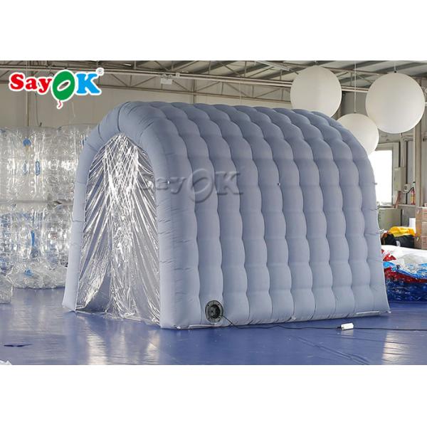 Túnel médico inflable gris de la desinfección de la tienda para el equipo del hospital