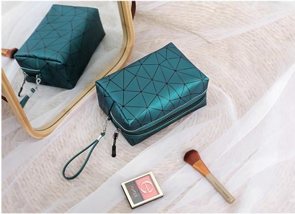 Portable lady large capacity simple waterproof travel small lipstick cosmetics storage makeup bags