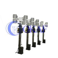4*120W 130Lm/W 15M 6r/min tournant le mât de lumière de LED pour des Firetrucks